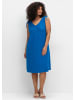 sheego Jerseykleid in kobaltblau