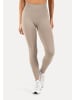 SMILODOX Leggings Timea Scrunch in Taupe