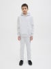 JACK & JONES Junior Kapuzenpullover in White Melange