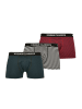 Urban Classics Urban Classics Männer Boxer Shorts 3-Pack in btlgrn/dkblu+bur/dkblu+wht/blk