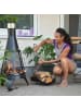 relaxdays 6tlg. Kamin-Set in Schwarz