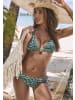 Bruno Banani Triangel-Bikini in jade bedruckt