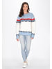 usha BLUE LABEL Women Sweater in offwhite multicolor