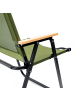 COFI 1453 Platinet Klappbarer Campingstuhl für Outdoor und Wohnmobil in Grün