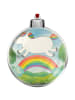 Mr. & Mrs. Panda weihnachtsanhänger Einhorn Regenbogen Design oh... in Weiß