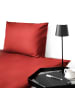 COFI 1453 Einfarbige Bettwäsche 100% Baumwolle in Rot