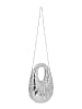 faina Women Handbag in Silver