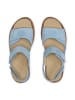 VITAFORM Veloursleder Sandaletten in himmelblau