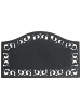 Beliani Fußmatte PULAG in /Schwarz - (W) 45 x (L) 75 cm