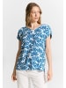 Cecil Halbarmbluse in Azure Blue