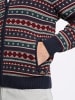 WITT WEIDEN Strickjacke in marine-gemustert