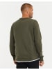 Threadbare Fleecepullover THB Fleece Crew Kisele in Khaki