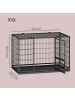 Feandrea Tiertransportbox Dack in Schwarz - (B)122 x (H)80.5 x (T)75.5 cm