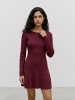 Vero Moda Strickkleid in Windsor Wine