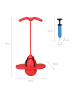 relaxdays Pogo Ball in Rot - 100 kg