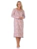NORMANN Normann Damen Nachthemd fraulich in floralem Design - 88164 in altrose