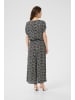 Kaffe Overall KAmille Loose fit in Black/Chalk Graphic Lines
