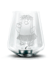 Mr. & Mrs. Panda Windlichtglas Pinguin Kokosnuss ohne Spruch in Transparent