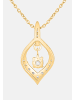 Diamant Exquis Halskette aus 585 Gelbgold mit Diamant