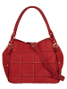Samantha Look Shopper echt Leder in rot