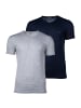 Emporio Armani T-Shirt 2er Pack in Blau/Grau