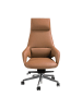 Angel Cerdá Büro-Drehstuhl 4209 in Braun / Stahl – (B)67 x (H)69 x (T)121 cm