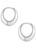 Yokoamii Creolen aus Messing in silber