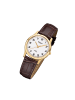 Regent Analog-Armbanduhr Regent Lederarmband braun klein (ca. 30mm)