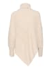 Cream Poncho CRHoliday Loose fit in Oat melange