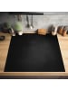 OnlyWow Herdabdeckplatte Schwarz