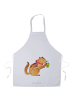 Mr. & Mrs. Panda Küchenschürze Eichhörnchen Smoothie ohne Spruch in Weiß