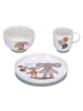 Sterntaler 3er Set Kinder Porzellan-Geschirr-Set in Eddy & Happy