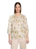 CARTOON Casual-Bluse mit Raffung in Nature/Green