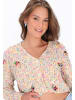 myMo Cardigan in white multicolor