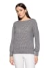 Betty Barclay Casual-Shirt mit Gummizug in Weiß/Schwarz