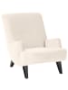 58 aufm Kessel Sessel Kajsa 71x80x101 Bezug Samtvelours Buche schwarz/creme