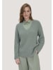 Hessnatur Strickpullover in mattgrün