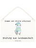 Mr. & Mrs. Panda Deko Schild Chirurg Leidenschaft mit Spruch in Weiß