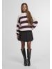Urban Classics Urban Classics Rundhalsausschnitt in burgundy/off/white