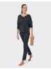 Venice Beach V-Neck Shirt VB Maliyah in black charcoal