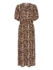 Kaffe Kleid KAisolde Regular fit in Naturel Leopard Print