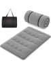 COSTWAY Tatami-Matte Bodenmatratze 140 x 200 cm in Grau