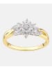 Diamant L'éternel Ring aus 375 Gelbgold mit Diamant