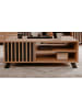 Furn.Design Couchtisch Eiche Artisan, anthrazit 110 cm, Wohnzimmertisch mit Stauraum