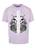 F4NT4STIC T-Shirt Cyber Bone Futureaper CYBERPUNK STYLES in lilac