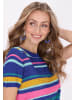 IZIA Women Sweater in blue multicolor