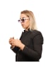 Spy+ Unisex Sonnenbrille Trapezförmig Weiß