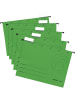 Herlitz Hängemappe 230g/qm grün Packung mit 5 Stück