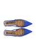 Bianco Pumps in IndigoBlue