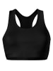Yenita® Bustier 3er Set Sports-Collection mit breiten Trägern in schwarz